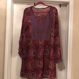 World Market Paisley Dress Size L/XL